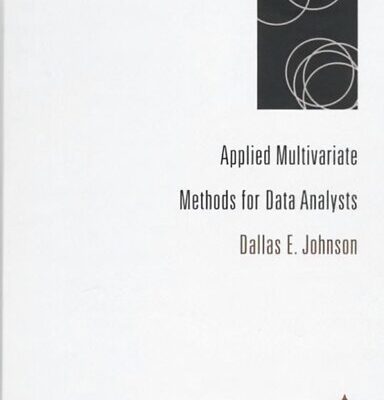 خرید و دانلود نسخه کامل کتاب Applied Multivariate Methods for Data Analysts