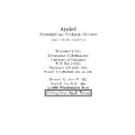 خرید و دانلود نسخه کامل کتاب Applied Probability and Stochastic Processes