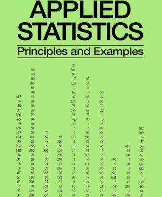 خرید و دانلود نسخه کامل کتاب Applied statistics: principles and examples