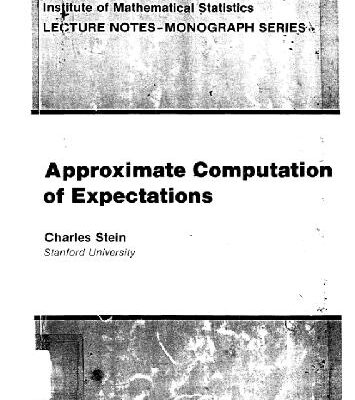 خرید و دانلود نسخه کامل کتاب Approximate computation of expectations