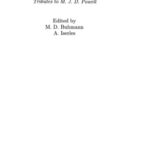 خرید و دانلود نسخه کامل کتاب Approximation theory and optimization: tributes to M.J.D. Powell