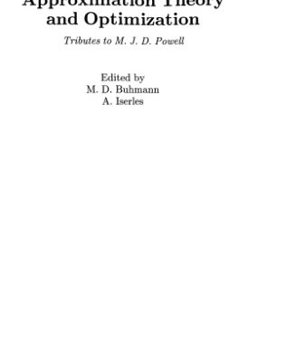 خرید و دانلود نسخه کامل کتاب Approximation theory and optimization: tributes to M.J.D. Powell