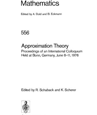 خرید و دانلود نسخه کامل کتاب Approximation Theory