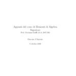 خرید و دانلود نسخه کامل کتاب Appunti del corso di Elementi di Algebra Superiore [Lecture notes]