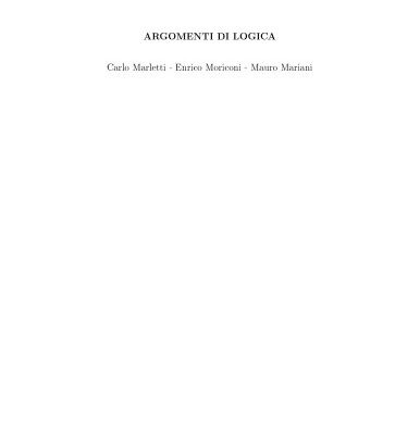 خرید و دانلود نسخه کامل کتاب Argomenti di logica