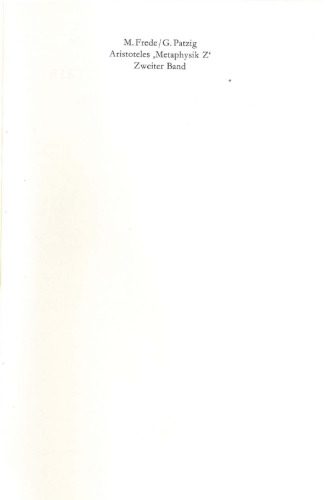 خرید و دانلود نسخه کامل کتاب Aristoteles, ‘Metaphysik Z’: Text, Ubersetzung und Kommentar, Band 2_68b3adc3c1f2f.jpeg خرید و دانلود نسخه کامل کتاب Aristoteles, ‘Metaphysik Z’: Text, Ubersetzung und Kommentar, Band 2
