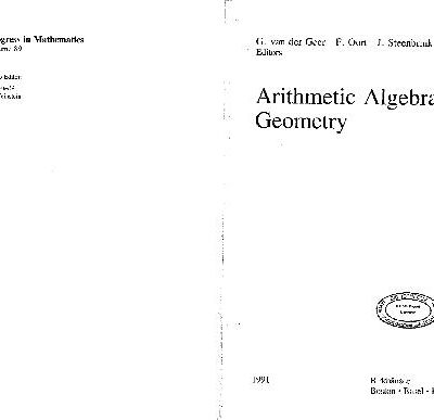 خرید و دانلود نسخه کامل کتاب Arithmetic Algebraic Geometry