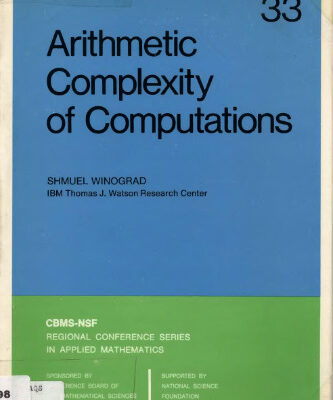 خرید و دانلود نسخه کامل کتاب Arithmetic complexity of computations