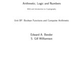 خرید و دانلود نسخه کامل کتاب Arithmetic, Logic and Numbers, Sets, Equivalence and Order