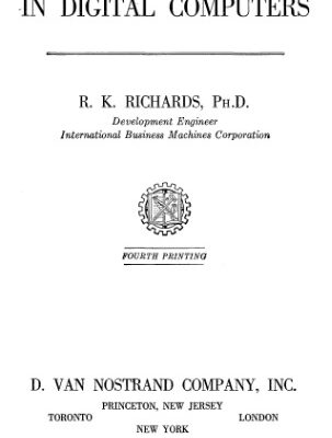 خرید و دانلود نسخه کامل کتاب Arithmetic Operations in Digital Computers