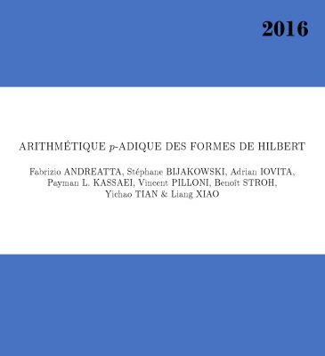 خرید و دانلود نسخه کامل کتاب Arithmetique P-adique Des Formes De Hilbert