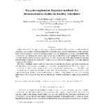 خرید و دانلود نسخه کامل کتاب [Article] Easy-to-implement Bayesian methods for dose-escalation studies in healthy volunteers