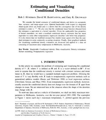 خرید و دانلود نسخه کامل کتاب [Article] Estimating and visualizing conditional densities