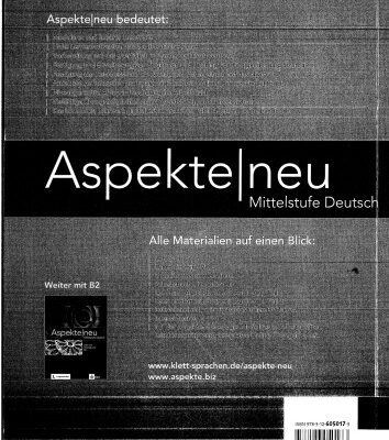 خرید و دانلود نسخه کامل کتاب Aspekte neu: Arbeitsbuch B1 plus