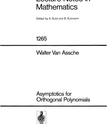 خرید و دانلود نسخه کامل کتاب Asymptotics for Orthogonal Polynomials