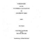 خرید و دانلود نسخه کامل کتاب Aus dem Nachlass von R. Brauer