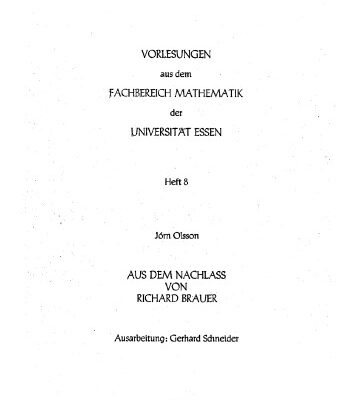 خرید و دانلود نسخه کامل کتاب Aus dem Nachlass von R. Brauer