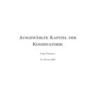 خرید و دانلود نسخه کامل کتاب Ausgewählte Kapitel der Kombinatorik