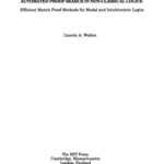 خرید و دانلود نسخه کامل کتاب Automated Proof Search in Non-Classical Logics: Efficient Matrix Proof Methods for Modal and Intuitionistic Logics [PhD Thesis]
