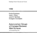 خرید و دانلود نسخه کامل کتاب Automorphism Groups of Compact Bordered Klein Surfaces: A Combinatorial Approach