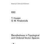 خرید و دانلود نسخه کامل کتاب Barrelledness in Topological and Ordered Vector Spaces