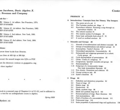 خرید و دانلود نسخه کامل کتاب Basic Algebra X