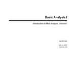 خرید و دانلود نسخه کامل کتاب Basic Analysis I: Introduction to Real Analysis, Volume I