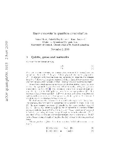 خرید و دانلود نسخه کامل کتاب Basic concepts in quantum computation_68a3868790d9e.jpeg خرید و دانلود نسخه کامل کتاب Basic concepts in quantum computation