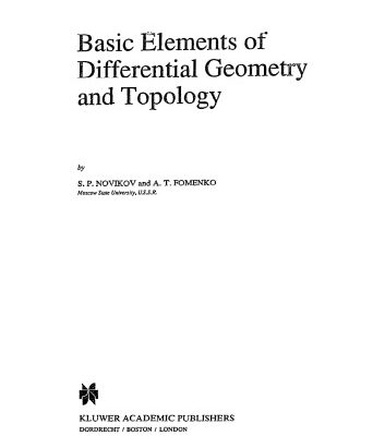 خرید و دانلود نسخه کامل کتاب Basic Elements of Differential Geometry and Topology (Mathematics and its Applications)