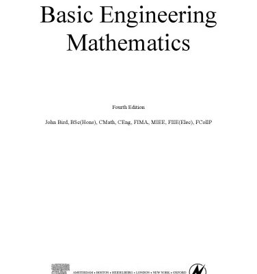 خرید و دانلود نسخه کامل کتاب Basic Engineering Mathematics, Fourth Edition