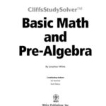 خرید و دانلود نسخه کامل کتاب Basic Math and Pre-Algebra (Cliffs Study Solver)