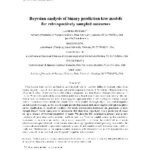 خرید و دانلود نسخه کامل کتاب Bayesian analysis of binary prediction tree models for retrospectively sampled outcomes