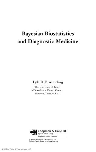 خرید و دانلود نسخه کامل کتاب Bayesian biostatistics and diagnostic medicine_68b2116ede279.jpeg خرید و دانلود نسخه کامل کتاب Bayesian biostatistics and diagnostic medicine