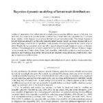 خرید و دانلود نسخه کامل کتاب Bayesian dynamic modeling of latent trait distributions