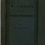 خرید و دانلود نسخه کامل کتاب Berechnung des Möglichen und Wahrscheinlichen oder Abhandlung über das Verbünden und Versetzen der Größen ; ein Supplement zu arithmetischen Lehrbüchern