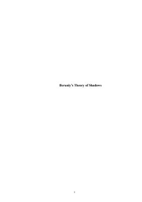 خرید و دانلود نسخه کامل کتاب Beruniy’s Theory of Shadows