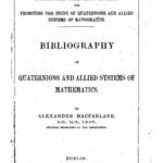 خرید و دانلود نسخه کامل کتاب Bibliography of Quaternions and Allied Systems of Mathematics