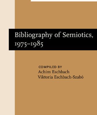 خرید و دانلود نسخه کامل کتاب Bibliography of semiotics, 1975-1985
