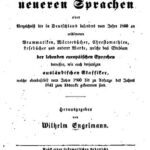 خرید و دانلود نسخه کامل کتاب Bibliothek der neueren Sprachen oder Verzeichnis der in Deutschland besonders seit dem Jahre 1800 erschienenen Grammatiken, Wörterbücher, Chrestomathien, Lesebücher und anderer Werke, welche das Studium der lebenden europäischen Sprachen betreffen
