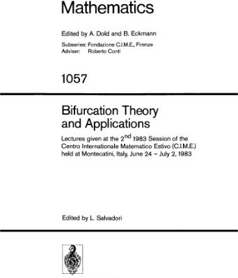 خرید و دانلود نسخه کامل کتاب Bifurcation theory and applications