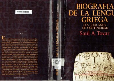 خرید و دانلود نسخه کامل کتاب Biografía de la lengua griega: sus 3,000 años de continuidad