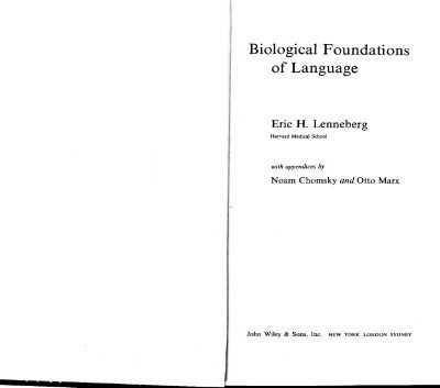 خرید و دانلود نسخه کامل کتاب Biological Foundations of Language