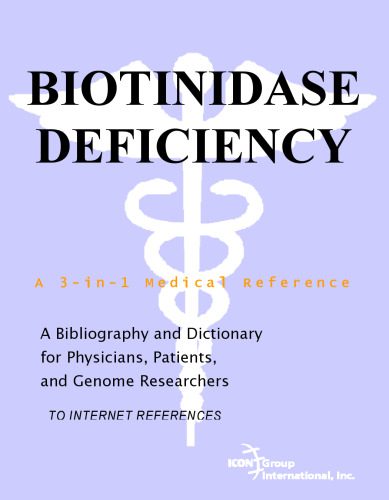 خرید و دانلود نسخه کامل کتاب Biotinidase Deficiency – A Bibliography and Dictionary for Physicians, Patients, and Genome Researchers_68b38f40c9d99.jpeg خرید و دانلود نسخه کامل کتاب Biotinidase Deficiency – A Bibliography and Dictionary for Physicians, Patients, and Genome Researchers