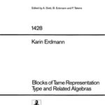 خرید و دانلود نسخه کامل کتاب Blocks of Tame Representation Type and Related Algebras