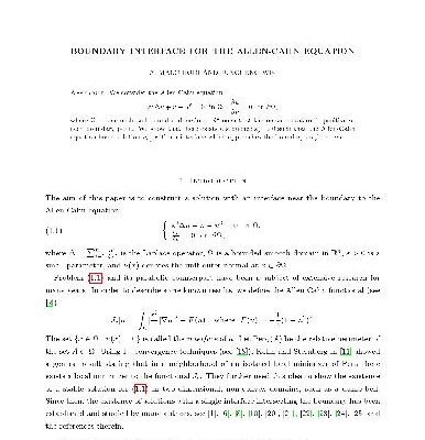 خرید و دانلود نسخه کامل کتاب Boundary interface for the Allen-Cahn equation