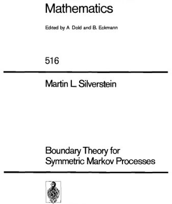 خرید و دانلود نسخه کامل کتاب Boundary Theory for Symmetric Markov Processes
