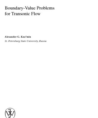 خرید و دانلود نسخه کامل کتاب Boundary Value Problems for Transonic Flow