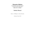 خرید و دانلود نسخه کامل کتاب Brownian Motion An Introduction to Stochastic Processes Solutions Manual and Corrections