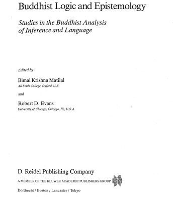 خرید و دانلود نسخه کامل کتاب Buddhist Logic and Epistemology: Studies in the Buddhist Analysis of Inference and Language (Studies of Classical India)