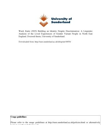 خرید و دانلود نسخه کامل کتاب Building an Identity Despite Discrimination: A Linguistic Analysis of the Lived Experiences of Gender Variant People in North East England